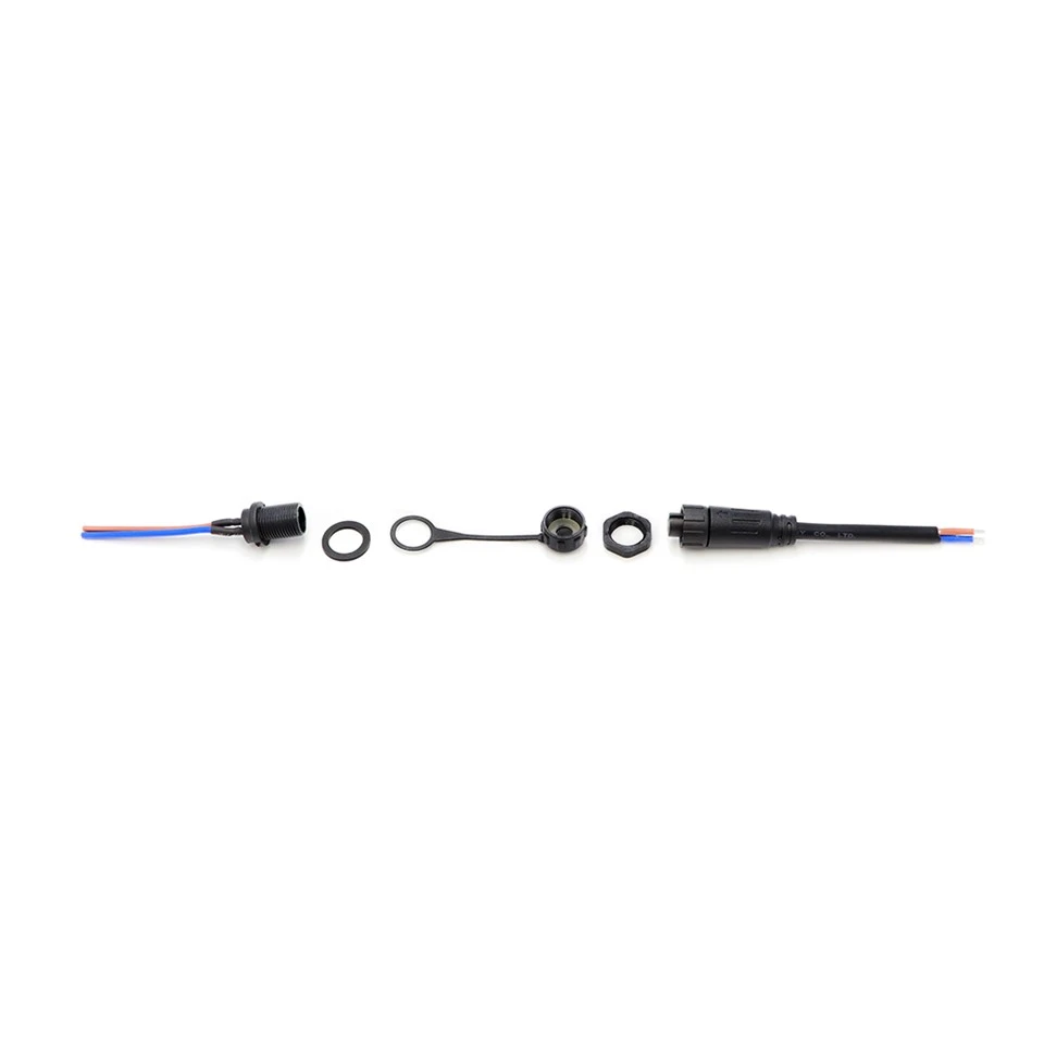 Conector impermeable roscado IP67 para montaje en panel con núcleo M16 2